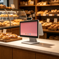 Terminal de point de vente (PDV) double écran tactile 15,6 pouces avec NFC, SDK, logo personnalisé, Android/Windows, Wi-Fi 6 pour supermarchés, restauration et réception