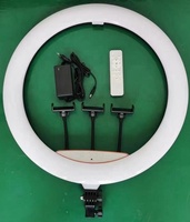 Paquet de livraison directe d'usine Ringlight Portable professionnel LED téléphone Selfie 22 pouces RGB anneau lumineux avec support de trépied de 210cm