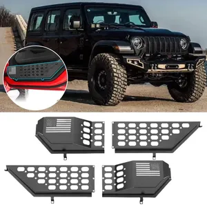 Caja de Almacenamiento Metálica para Puerta Delantera de Coche, Accesorios Interiores, Soporte para Puerta para JLU 4XE 2018-25 Gladiator JT 2020-25 - Product Image 4