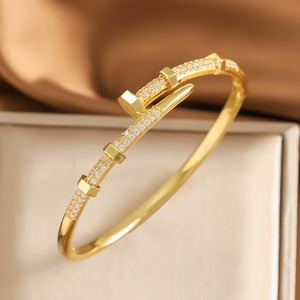 Micro Set Zircon <b>Bracelet</b> <b>Copper</b> Alloy Heart Shape Women's Jewelry Gift Fashion Charm <b>Bracelets</b> Yiwu Origin - Product Image 2