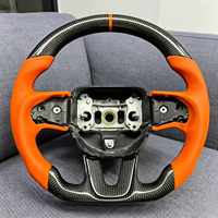 Volant de voiture en fibre de carbone personnalisé, best-seller, adapté aux accessoires de voiture Dodge Challenger SXT GT RT SRT Hellcat