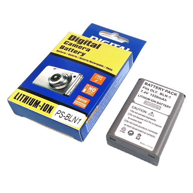 BLN-1Digital Batteries BLN1 Battery Pack for Olympus Digital Cameras OM-D E-M5 II 2 E-M1 PEN E-P5 Rechargeable