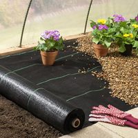 Tissu anti-mauvaises herbes pour l'agriculture Tissu pour tapis de mauvaises herbes Tissu géotextile pour la couverture du sol