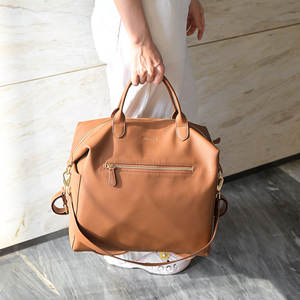 थोक फैशन परिवर्तनीय न्यूनतम शाकाहारी शाकाहारी चमड़े के नपे बच्चे बदलते बैग माँ माँ टोटे अस्पताल मातृत्व बैग - Product Image 4