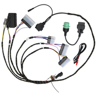 Câble de programmation ECU à 5 connecteurs, faisceau d'alimentation de diagnostic multi-interface adapté aux moteurs Cummins
