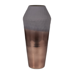 Vaso in vetro bicolore moderno e decorativo per fiori, ideale come complemento d'arredo per il tavolo del soggiorno - Product Image 2