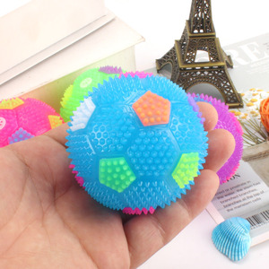 Glowing Soccer <b>Ball</b> Plastic Bouncy <b>Ball</b> 6.5CM 7.5CM 10CM Kids Toy For Outdoor Play - Product Image 2