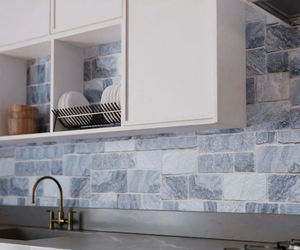 天然阿拉斯加多云白色灰色大理石石英岩文化墙覆层石材贴面堆叠石材分类帐面板 - Product Image 4