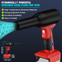 Souffleur sans fil haute vitesse 90000 tr/min pour Milwaukee 18V, souffleur puissant amélioré, matériau résistant aux hautes températures