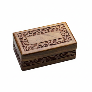 Urne funéraire en bois de manguier 2025 Urne pour animaux de compagnie de meilleure qualité Designer décoratif Urnes funéraires en forme de rectangle fabriquées à la main - Product Image 1