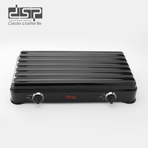 Estufa de Gas Portátil Dsp de Doble Quemador para Acampar al Aire Libre con Tapa y Construcción Metálica - Product Image 3