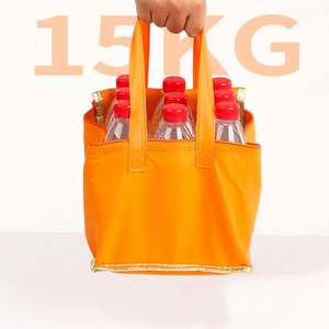 <b>Promotional</b> Eco Reusable With Custom Printed Logo Yiwu Non Woven <b>Bag</b> Reusable Thermal Insulation <b>Bag</b> Cooler <b>Bag</b> - Product Image 3