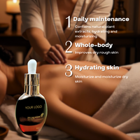OEM/ODM soins de la peau élastiques nourrissants et raffermissants de haute qualité hydratant en profondeur massage réparateur huile essentielle pour le corps