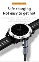 Adaptateur de câble de chargeur de montre USB C vers Garmin Type-C Adaptateur de cordon de charge pour Fenix Vivoactive,Venu ,Forerunner Tactix,Instinct