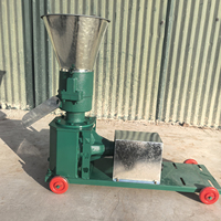 Nueva Máquina para Hacer Pellets de Alimento para Aves de Corral y Ganado, Alta Productividad, 220V, Uso Agrícola, Capacidad de 200kg/h, Maíz/Trigo, Pellets de 4-6mm