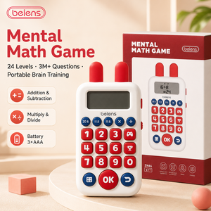 Pronta Consegna: Macchina per l'Apprendimento della <span class=keywords><strong>Matematica</strong></span> per Bambini beiens - 3 Milioni di <span class=keywords><strong>Domande</strong></span>, Giocattolo Calcolatore per <span class=keywords><strong>Matematica</strong></span> Mentale per Asilo e Scuola Elementare - Product Image 1