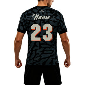T-shirt de football rétro personnalisé pour hommes Nouveau design Maillot de football Impression par sublimation Fabriqué en polyester pour adultes <span class=keywords><strong>Service</strong></span> OEM - Product Image 3