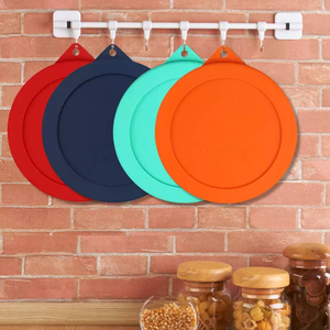 ストレッチシリコン収納カバー蓋交換用ポットスピルストッパー蓋 - Product Image 1