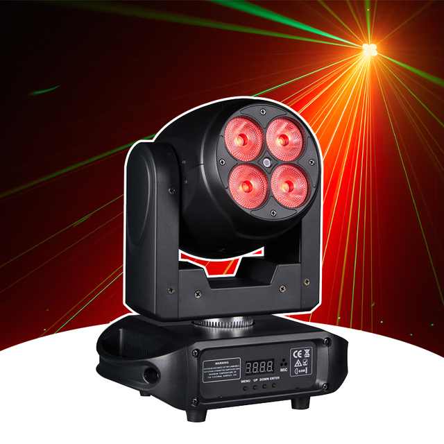 Moving Head Stage Light for Night Club Mini Led Spot Stage Light With Rainbow Effect