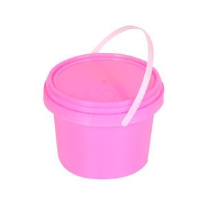 Mini Cubo <span class=keywords><strong>de</strong></span> Plástico Transparente con Tapa Hermética, Contenedor Pequeño para Helados, <span class=keywords><strong>Bidones</strong></span>, Cubos y Barriles - Product Image 6