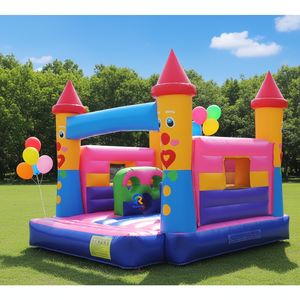 Château gonflable pour enfants, <span class=keywords><strong>clown</strong></span> crayon, saut, château gonflable, commercial pour centre commercial, parc d'attractions - Product Image 5