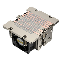 Enfriador de CPU para Servidor COOLSERVER SP7 2US22, 6 Tubos de Calor, Base de Cobre, Dos Rodamientos de Bolas, Control de Velocidad del Ventilador PWM para Placa Base SP7