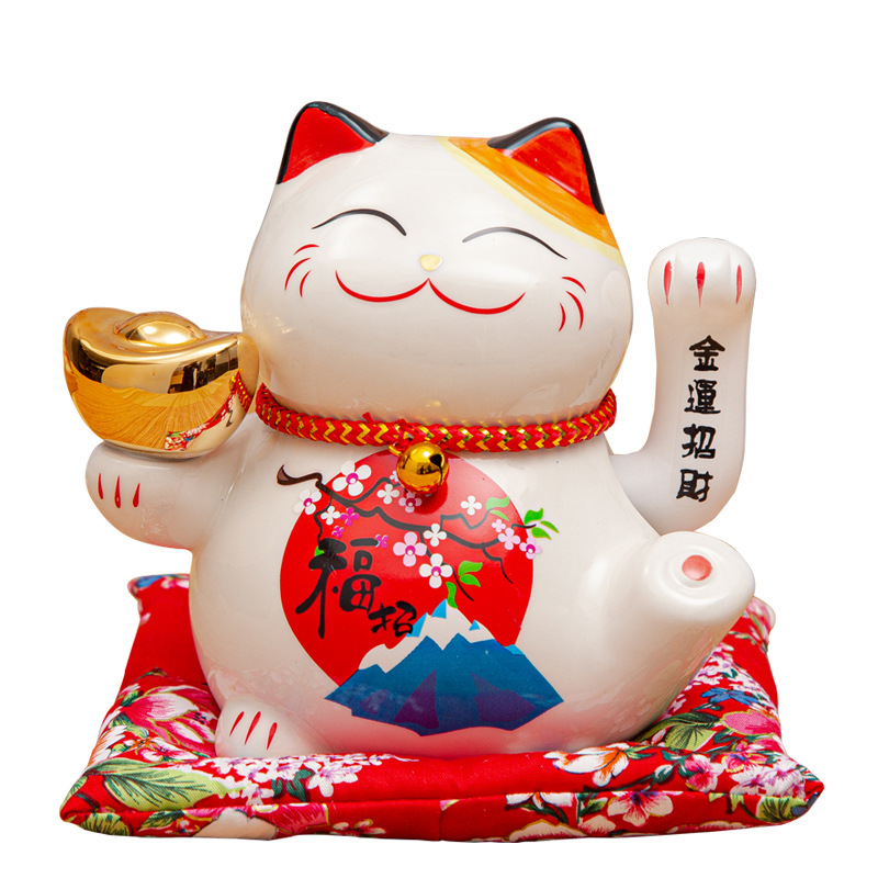 6 дюймов Электрический автоматическое встряхивание ручной манэки-нэко \ Lucky Cat