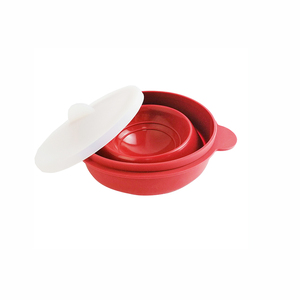 Refine Factory Silicone Plegable Popper Maker <span class=keywords><strong>Palomitas</strong></span> de maíz con tapa-Tazón para <span class=keywords><strong>microondas</strong></span> para aire caliente o aceite que hace estallar - Product Image 2