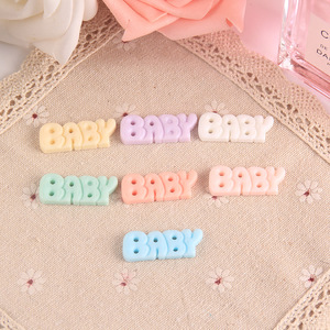 Pegatinas de letras de resina EVA para bebés, para decoración de teléfonos, manualidades, accesorios de bricolaje - Product Image 2