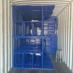 High Quality Ladder Frame Scaffold Steel Frame h Frame Scaffolding for Construction - Product Image 5