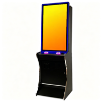 Machine de jeu d'arcade multi-jeux 5 en 1 à écran vertical de 43 pouces, fonctionnant à pièces, avec cabinet en bois pour parc d'attractions