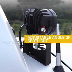 Barra de Luz LED de Trabajo de 3'' (40W) para Motocicleta, Lámpara Antiniebla Ámbar para Conducción, Foco para ATV, Coche, 4x4, Camión Todoterreno, Montaje Empotrado, Tractor - Product Image 2