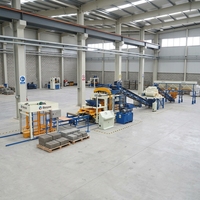 Machine automatique de fabrication de blocs creux, équipement de moulage de briques pour la production de matériaux de construction