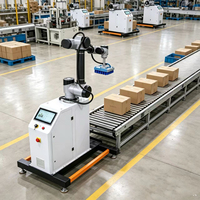 Machine de palettisation entièrement automatique pour sacs plastiques, petites palettes, colonnes, piliers, ciment, boîtes et cartons, avec robot de palettisation chinois