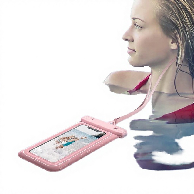 Large Eco Friendly Transparent Touch Screen Phone PVC Material Fully Automatic Heating Pouch Spring Summer Autumn Camping
