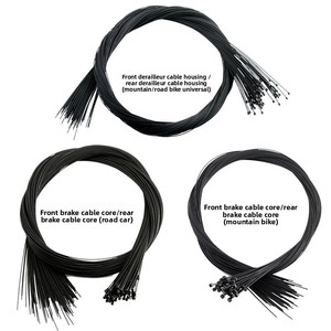 Câble de frein intérieur de vélo TRLREQ, revêtu, surface lisse sans friction, universel, pièces de câble de vitesses pour cyclisme, noir - Product Image 5