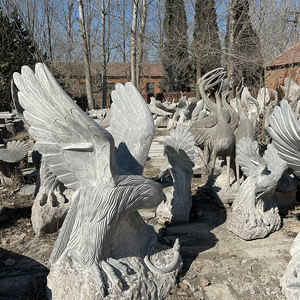 Estatua de Águila de Piedra Hecha a Mano Moderna y Grande en Oferta, Escultura de Jardín Duradera para Exteriores, Marca Sanlei - Product Image 5