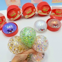 Édition Noël X - Jouet anti-stress à presser en forme de vapeur avec perles dorées de 85 cm, pour les 7-14 ans, unisexe, en boîte