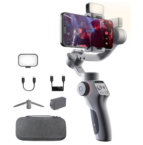 ชุด Gimbal FUNSNAP C05 สำหรับสมาร์ทโฟน 3 แกน พร้อมไฟเติมแม่เหล็ก/เซ็นเซอร์ติดตาม AI Feiyu SCORP 2 Gimbal - Product Image 1