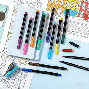 <span class=keywords><strong>Pennarelli</strong></span> per Tessuti con Logo Personalizzato, 12 Colori, Asciugatura Rapida, per Bambini, Graffiti <span class=keywords><strong>su</strong></span> Scarpe, Magliette, Borse in <span class=keywords><strong>Tela</strong></span> - Product Image 6