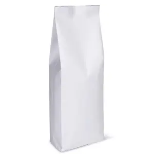 Aluminum Foil Coffee Bag Side Gusset Flat Bottom Custom Print Packaging Pouch Stand Up Coffee Bean Value Storage Bag