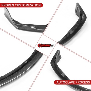 Upgrade to AG Style Carbon Fiber Front Lip for Toyota Supra A90 Lightweight Sports <b>Car</b> Front Bumper Spoiler Lip Kit - Product Image 3