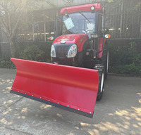 Lame de bulldozer robuste pour tracteurs de 25 à 150 CV, 1500-2600 mm, pour pousser la terre, le gravier, travaux agricoles et routiers