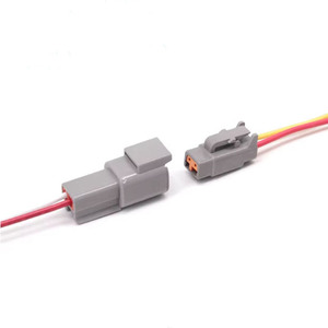 डीटीएम मोटर मोटर वाहन कनेक्टर डीटीएम 2 पी-12 पिन वाटरप्रूफ पुरुष प्लग 15 सेमी वायर हार्नेस - Product Image 5