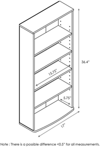 Black 4-Tier Adjustable Multimedia <strong>Storage</strong> <strong>Tower</strong>, Curved Base DVD <strong>CD</strong> Rack for Living Room Home Office - Product Image 3