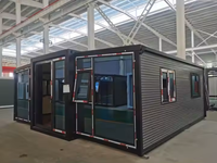 Maison Modulaire Préfabriquée à Prix Abordable 20/30/40FT – Maison Mobile Modulaire Extensible, Bureau, Hôtel, Conteneur Préfabriqué