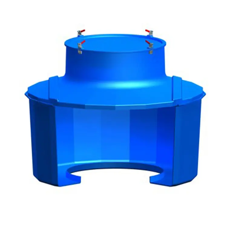 Fiberlglass خزان معالجة مياه مستنقع تحت الأرض خزان للوقود خزان في محطة وقود PE خزان مستنقع