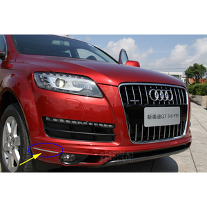ชุดแต่งดิฟฟิวเซอร์กันชนหน้า Audi Q7 ปี 2010-2015 ชุบโครเมียม ABS เงา สำหรับมุมกันชนล่าง ครอบไฟตัดหมอก - Product Image 4