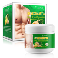 Crème amincissante pour le ventre et l'abdomen ELAIMEI sans effets secondaires, 2 minutes, traitement de la gynécomastie, crème de réduction de la poitrine masculine