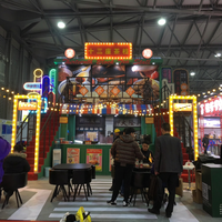 Stand d'exposition modulaire en aluminium à deux étages DETIAN, fabricant et fournisseur en gros